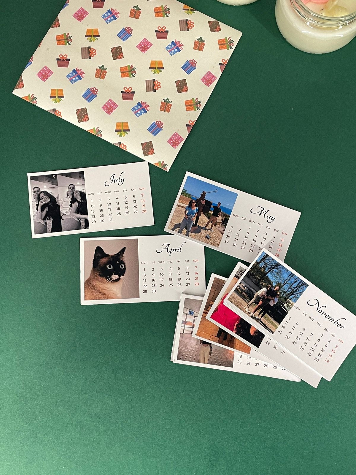 Calendrier magnétique personnalisé